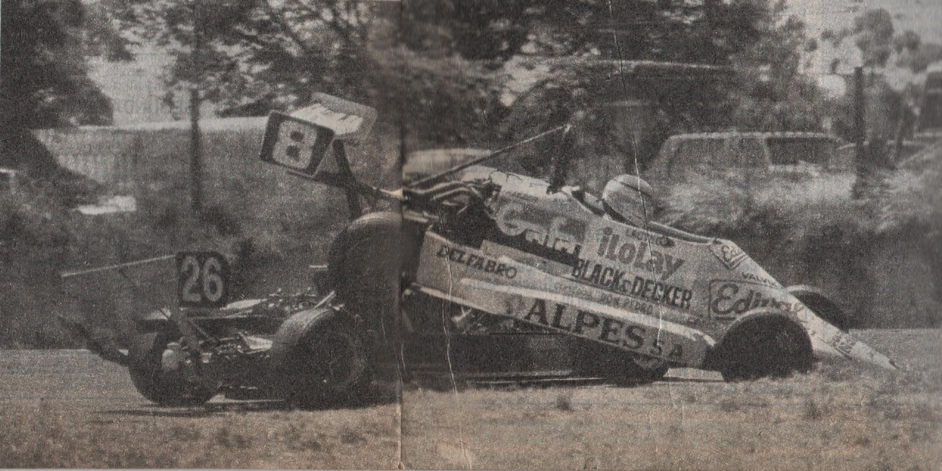 Choque en la Fórmula 2 Nacional entre Augusto Fonte y René Zanatta
