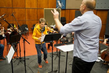 Grabación del homenaje a Eduardo