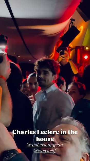 Leclerc estuvo presente en la