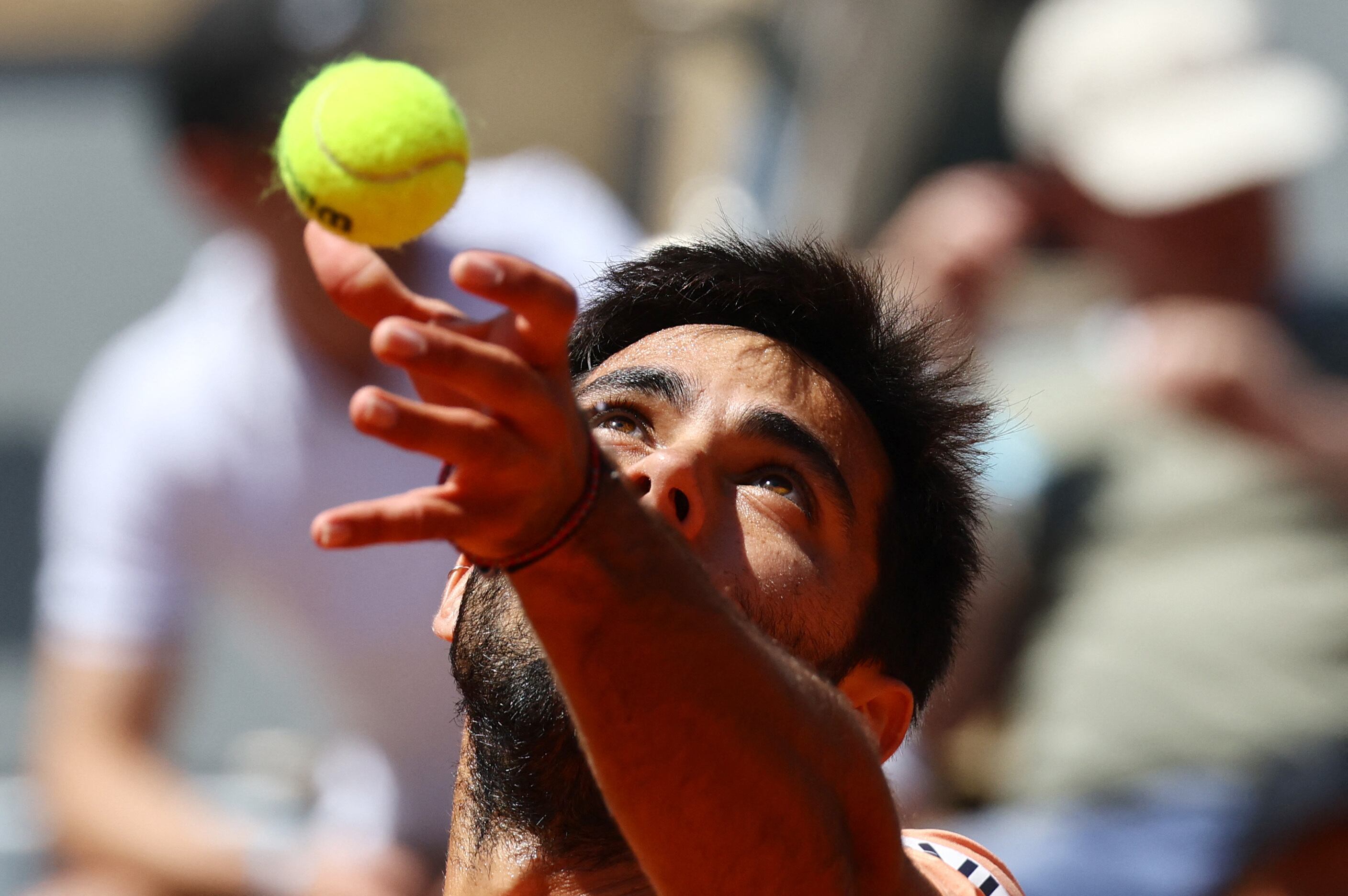 Genaro Olivieri espera en los cuartos de final del Challenger Lima por el local Ignacio Buse o el brasileño Joao Lucas Reis Da Silva (Crédito: REUTERS/Kai Pfaffenbach)