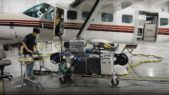 El primer envío de electricidad