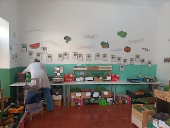 Imagen de la cooperativa Ecosol en el barrio de Tetuán. (Cedida a Infobae)