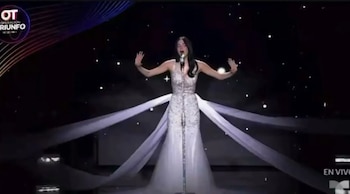 Amalia Martos cantando en OT USA