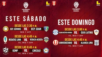 Programación de la fecha 8