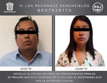La pareja fue detenida el