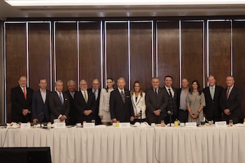 El CCE destacó el diálogo al que asistieron Altagracia Gómez y el embajador estadounidense. (Foto: @cceoficialmx)