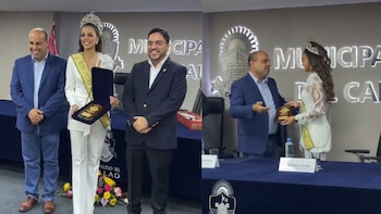 Luciana Fuster fue condecorada como