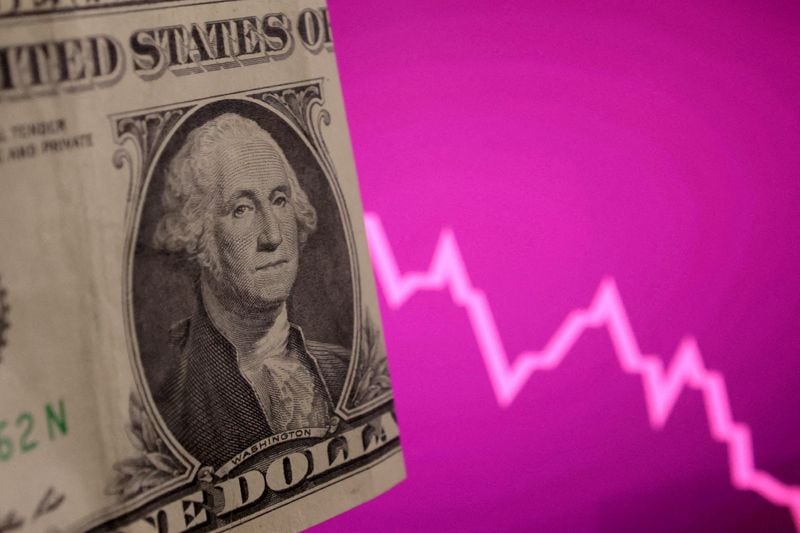 El dólar, cada vez más lejos de la banda superior del BCRA.