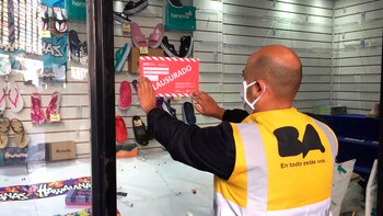 El comercio fue clausurado