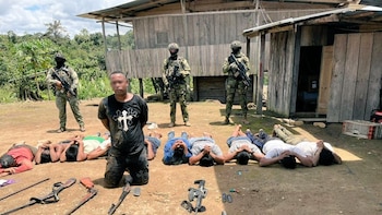 El Ejército de Ecuador detuvo