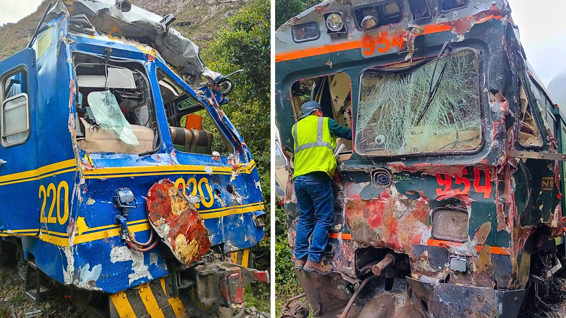 Choque de trenes en Machu Picchu deja un muerto y más de 100 heridos