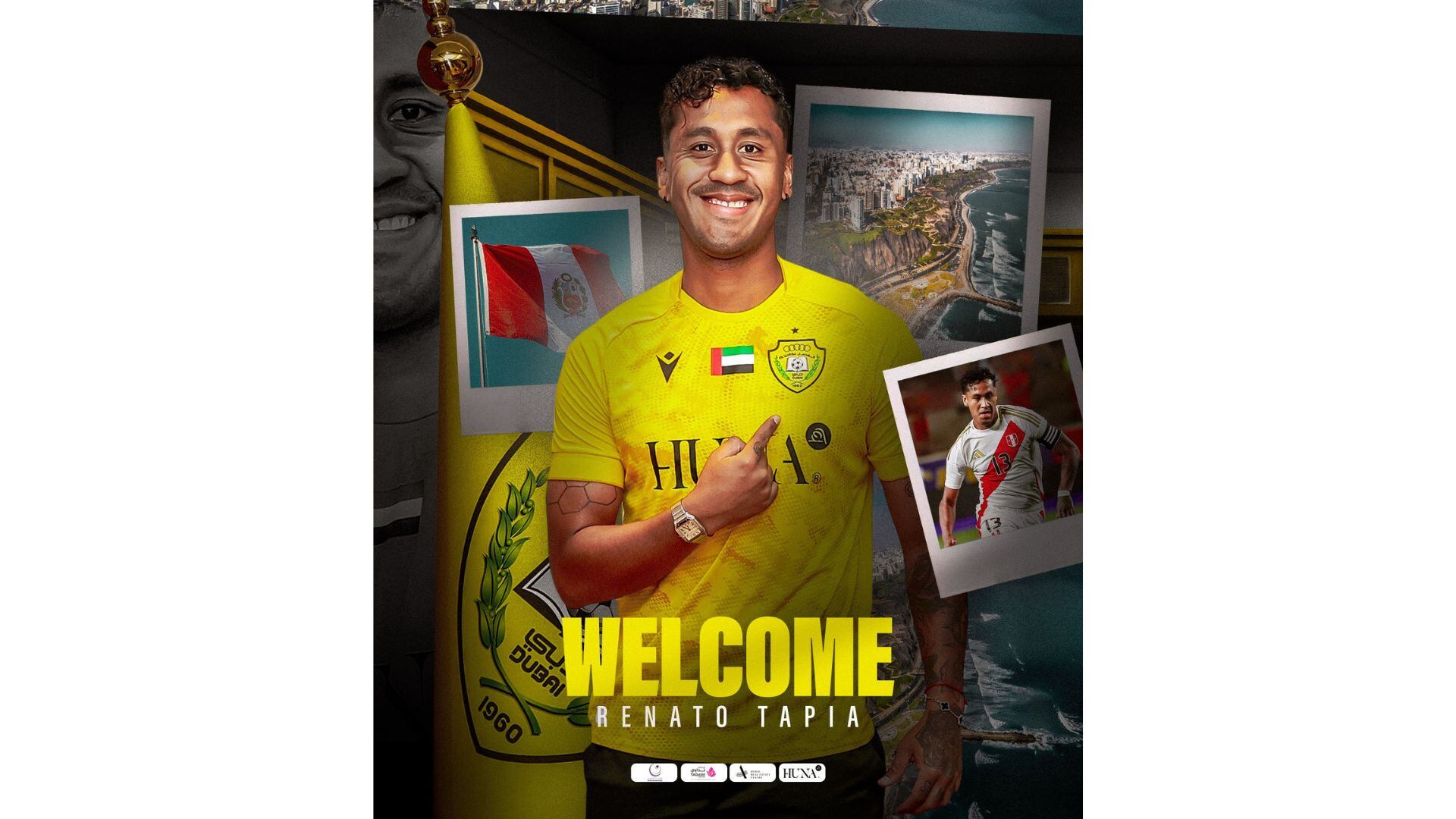 Renato Tapia jugará por Al Wasl de Emiratos Árabes las siguientes dos temporadas.