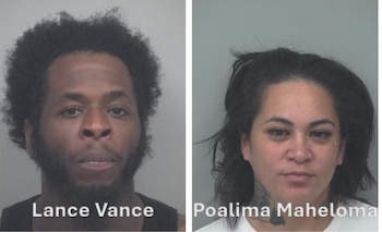 La policía de Gwinnett detuvo a dos sospechosos por robos de paquetes en los vecindarios de Duluth y Norcross durante marzo, según CBS Atlanta (Captura Telemundo Atlanta)