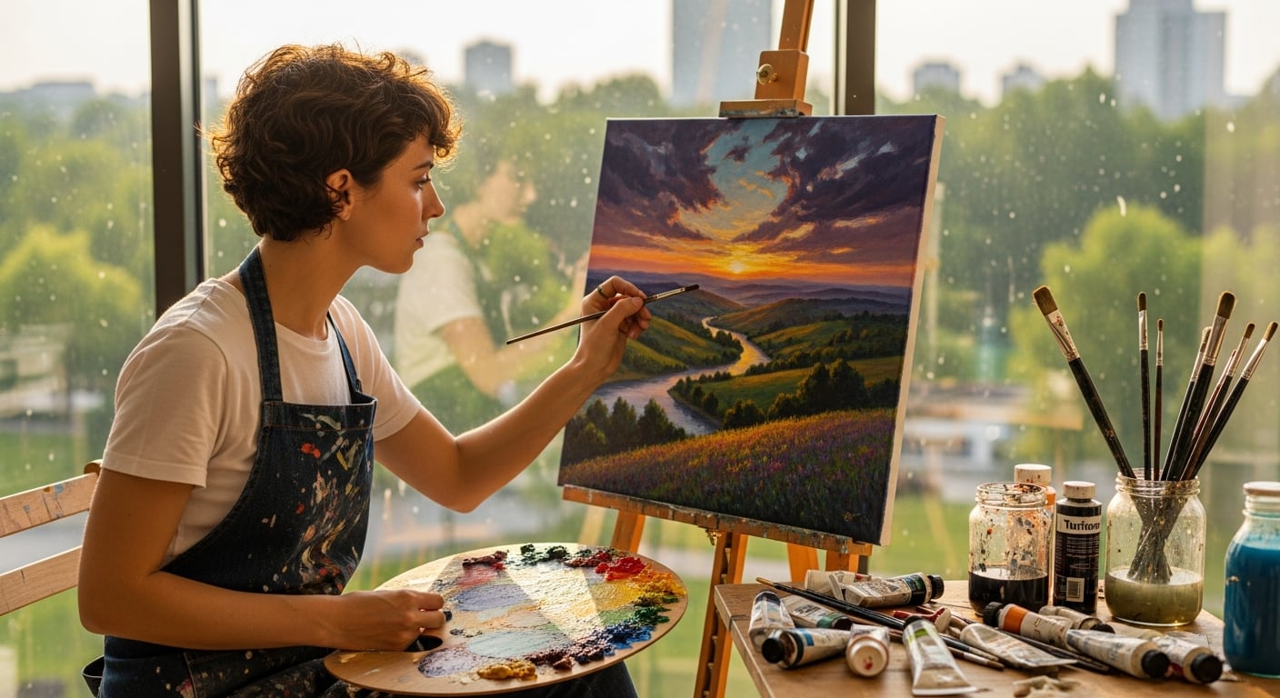 Diversos estudios recientes evidencian que tareas creativas como la pintura, el bordado o la costura favorecen la relajación, aumentan la concentración y contribuyen a aliviar síntomas de ansiedad y depresión en adultos y adolescentes (Imagen Ilustrativa Infobae)