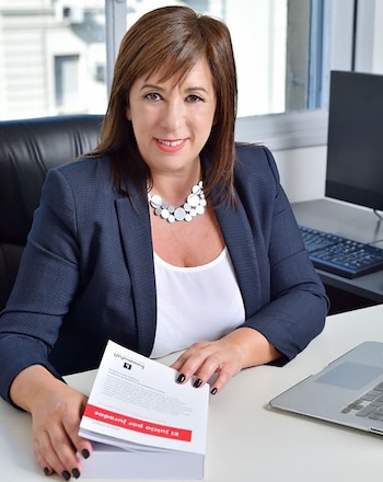 La abogada Mariana Barbitta, defensora