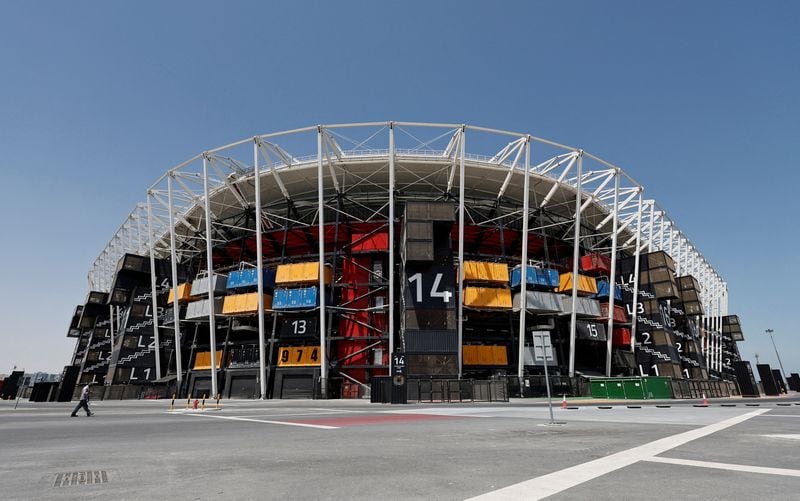 El estadio 974 de Catar revoluciona la construcción modular usando contenedores marítimos reciclados. (REUTERS/Hamad I Mohammed)