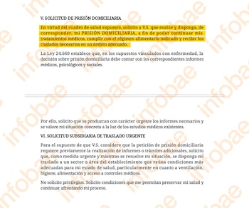 El ex piquetero pide prisión domiciliaria