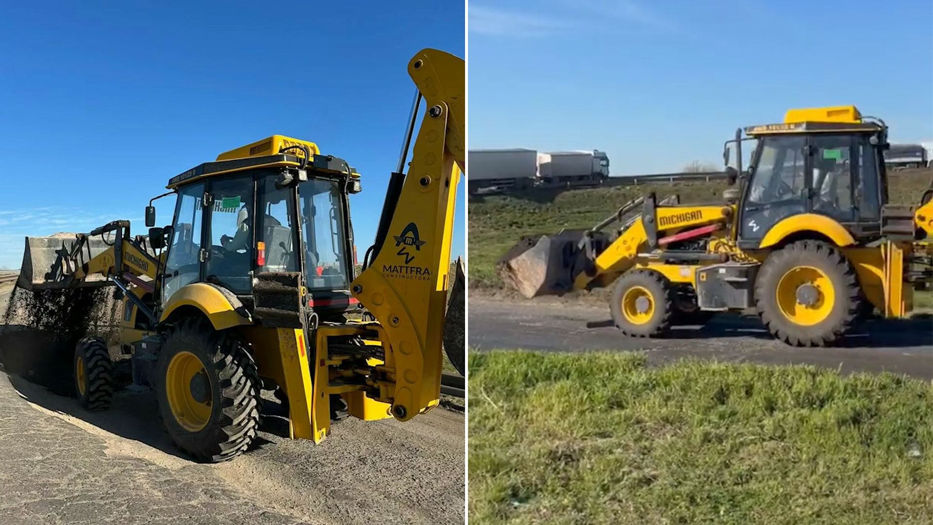 Suárez tiene una empresa de construcción y utilizó su maquinaria para reparar el pozo