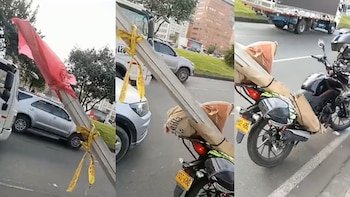 Motociclista pidió ayuda al gremio