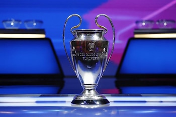 Trofeo de la Champions League.