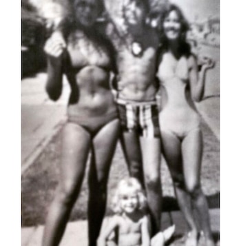 Gloria Carrá, de 4 años,