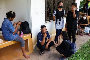 Los padres de las víctimas