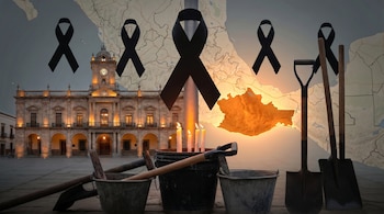 El expresidente municipal de San Juan Quiahije, Carlos Orocio Cruz, y su hijo fueron asesinados en un ataque armado ocurrido el 14 de junio. Este hecho se suma a una serie de agresiones contra autoridades municipales y exediles registradas recientemente en la entidad. (Imagen ilustrativa generada con IA | Infobae México)