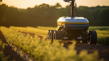 Avance tecnológico en el agro: la maquinaria agrícola autónoma, impulsada por robótica e inteligencia artificial, marca el camino hacia un futuro eficiente y sostenible en el campo. Descubre cómo la ciencia transforma la agricultura. (Imagen Ilustrativa Infobae)
