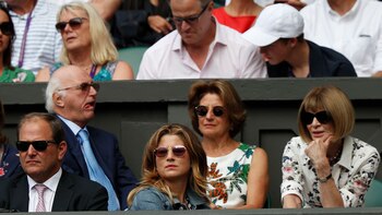 Anna Wintour junto a Mirka