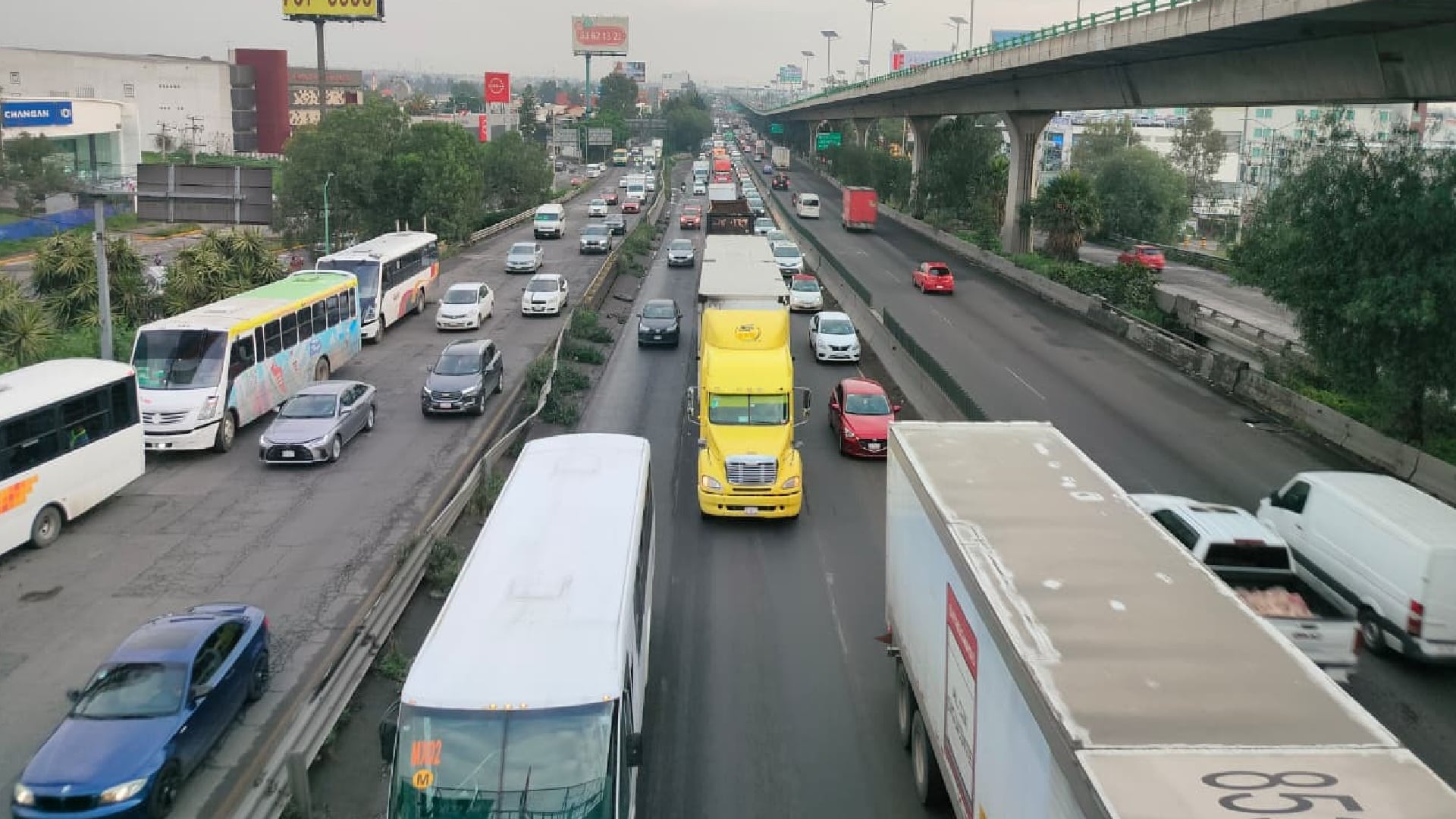 Autopista México-Querétaro tramo Perinorte Izcalli Edomex (Foto: Jorge Contreras/Infobae México)
