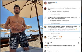 Críticas a Sebastián Yatra después