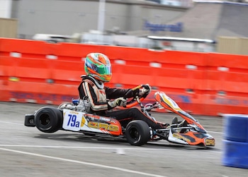 A sus 13 años, el hijo de Adele comienza a demostrar su habilidad en el karting, la primera fase de los que sueñan con llegar a la Fórmula 1