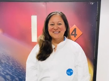 Patricia Ortiz, ingeniera aeroespacial de origen salvadoreño, se desempeña como gerente de proyectos en el Centro de Investigación de Vuelo Armstrong de la NASA. (Foto cortesía redes sociales)