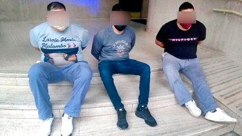 Tres detenidos tras una entradera
