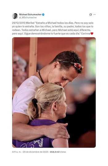 El mensaje de Corinna para