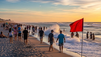 Un nadador murió en Florida en medio de playas llenas y advertencias por corrientes de resaca