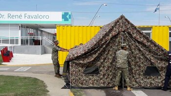 Montaje de instalaciones de campaña