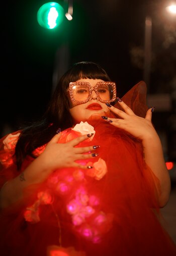 Fotografía cedida este viernes por ONErpm de la cantante Amanda Lalena Escalante Pimentel, "Amandititita", mientras posa en Ciudad de México (México). EFE/ONErpm/ SOLO USO EDITORIAL/ SOLO DISPONIBLE PARA ILUSTRAR LA NOTICIA QUE ACOMPAÑA (CRÉDITO OBLIGATORIO)