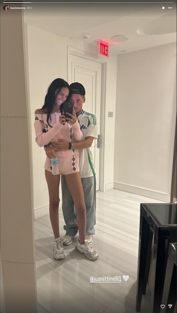 Juanita Tinelli subió la primera foto junto a su nuevo novio