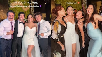 Natalia Salas junto al elenco