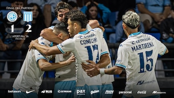 Racing Club escaló a la tercera casilla del grupo B en el campeonato argentino - crédito Racing