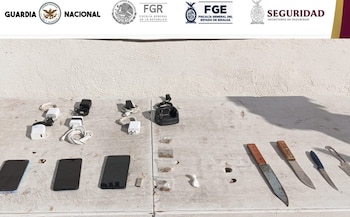 Los objetos fueron asegurados por