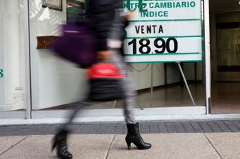 La caída llevó al peso