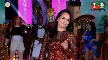 Daniela Darcourt confirma romance con cantante de Zaperoko: “Tiene un ángel, algo”. Captura: América TV.