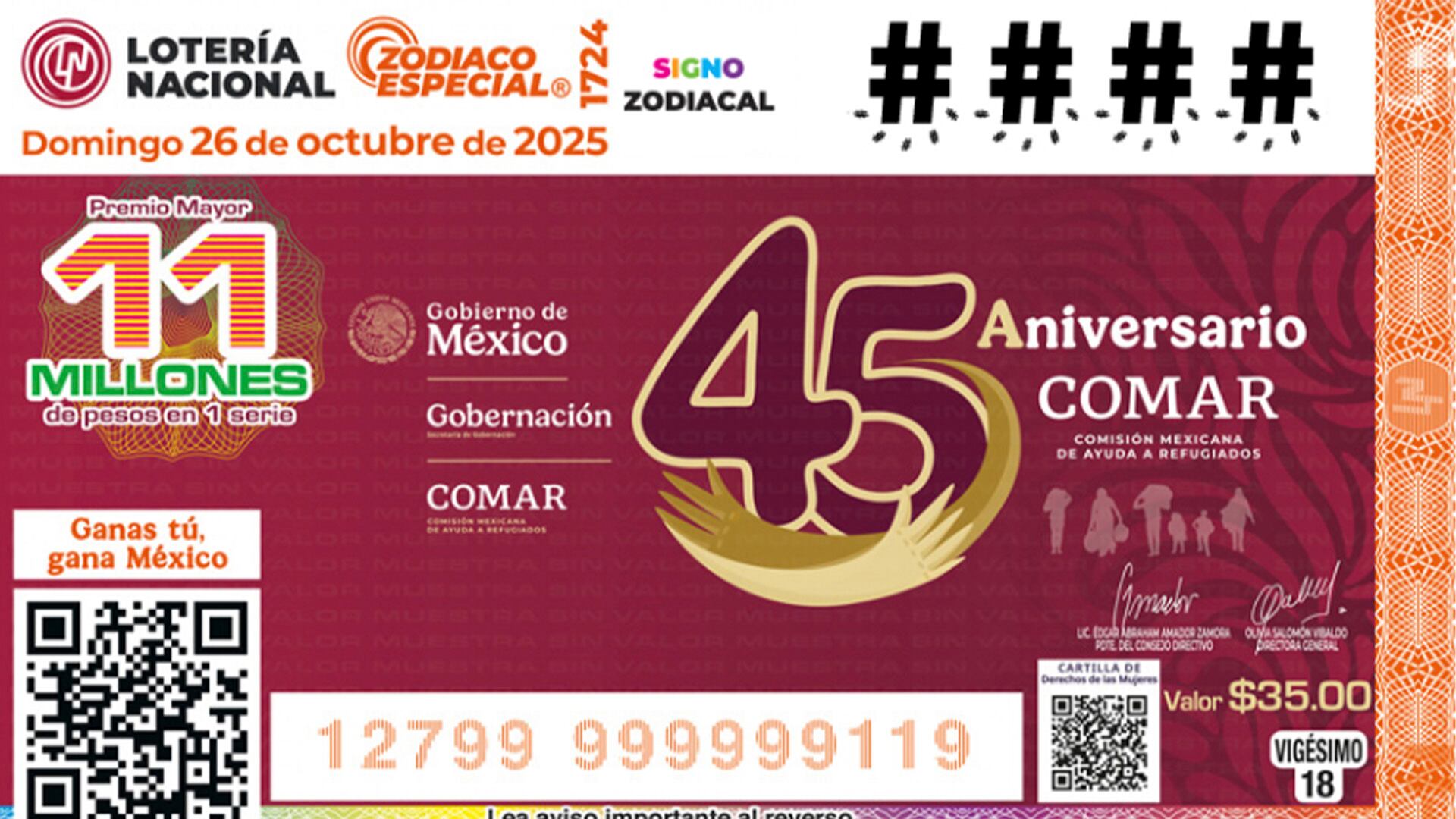 Conoce los resultados de la Lotería Nacional de este domingo 26 de octubre.(Lotería Nacional)