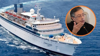Crucero no llegará a Santa Marta por situación de seguridad y Gustavo Petro aprovechó para lanzarle pullas a Abelardo de la Espriella: “Así se destruye desde el Gobierno”