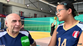 Voleibolista peruana de 12 años mide 1.89 metros y se ilusiona con jugar por la selección: “Me veo siendo profesional”