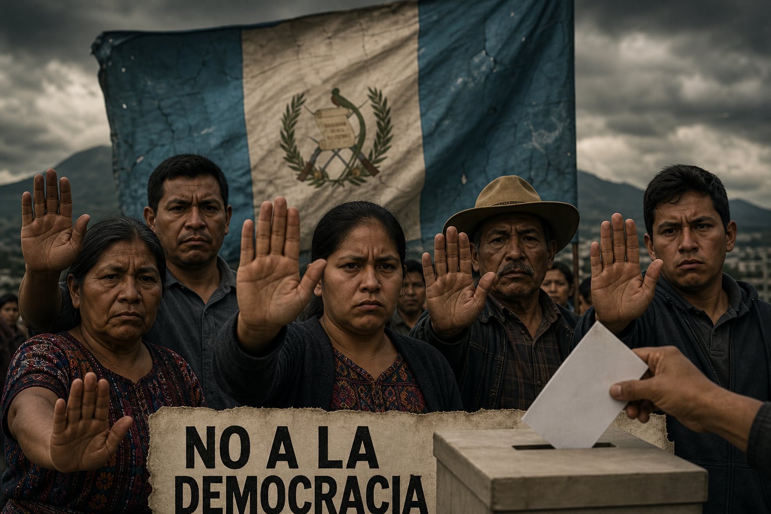 El Informe Latinobarómetro 2026 ubicó a Guatemala como el país con el menor respaldo ciudadano a la democracia en América Latina, con un 35% de apoyo. (Imagen Ilustrativa Infobae)
