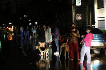 El sismo tomó desprevenidos a