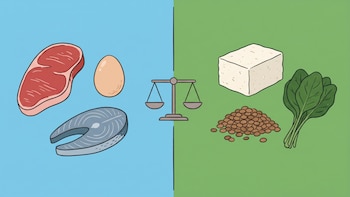 La proteína animal y la vegetal frente a frente: cuáles son sus diferencias, según expertos en nutrición